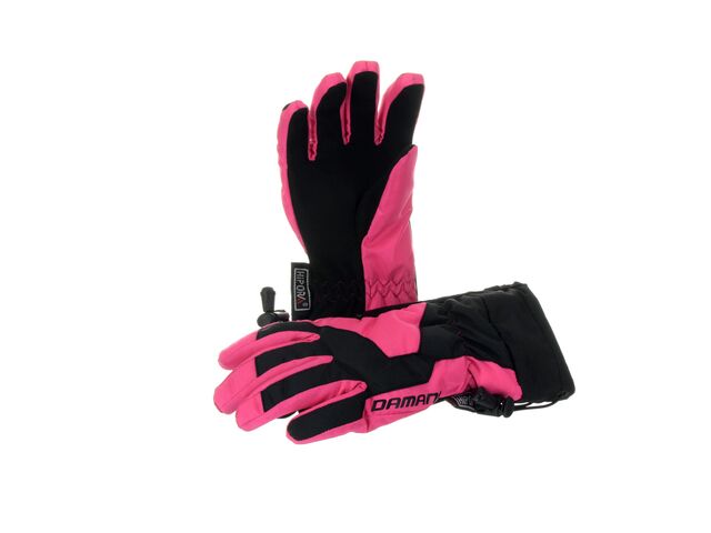 Dětské prstové rukavice Damani RC01 - reflexní růžová