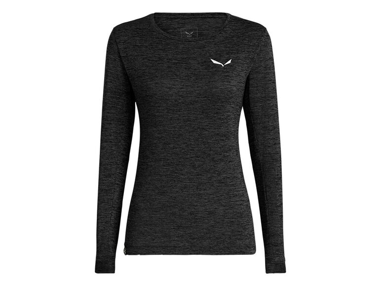 Dámské funkční triko SALEWA PUEZ MELANGE DRY TEE W black out melange