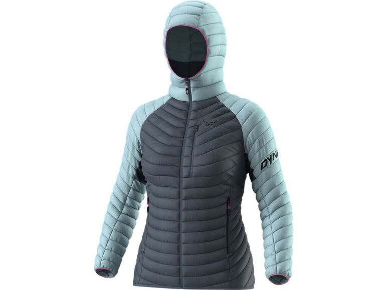 Dámská bunda DYNAFIT RADICAL DOWN RDS HOODED JACKET WOMEN cloud blue