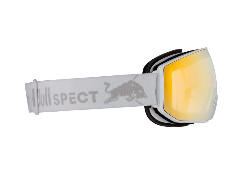 Lyžařské brýle RED BULL SPECT FINK-03GOX White/brown with gold mirror Photochrome S1-3