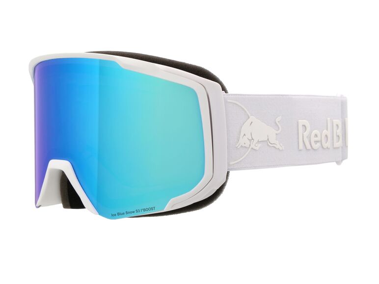 Lyžařské brýle RED BULL SPECT JIBB-04BL3, white/smoke with blue mirror