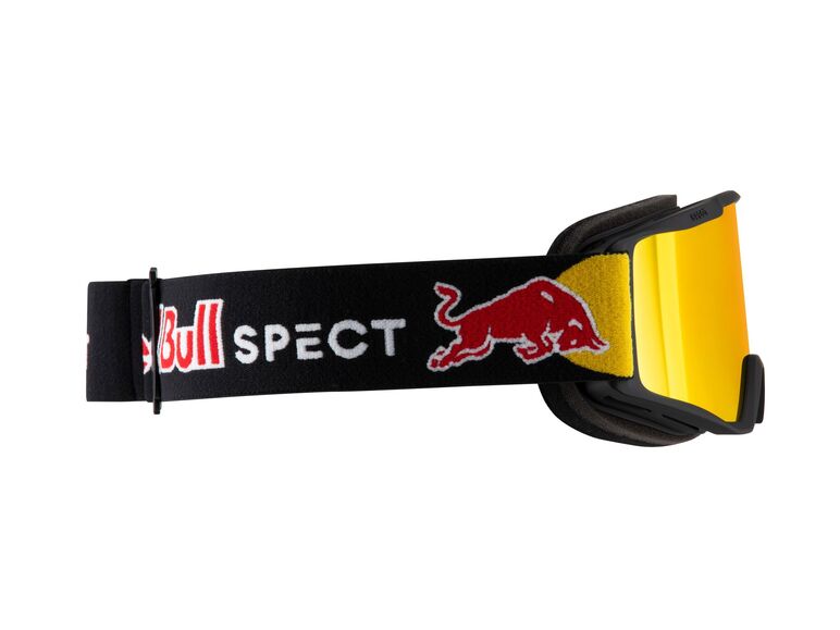 Lyžařské brýle RED BULL SPECT NEON-02RE2, black/brown with red mirror