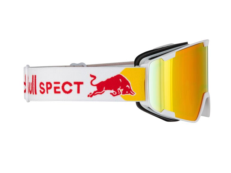Lyžařské brýle RED BULL SPECT PARK-21RE2, white/brown with red mirror