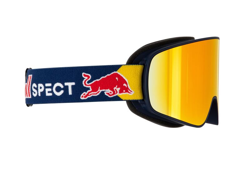 Lyžařské brýle RED BULL SPECT RUSH-14RE2 Blue/red snow  - orange with red mirror cat. S2