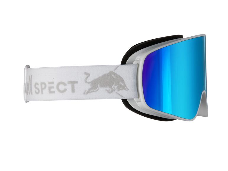 Lyžařské brýle RED BULL SPECT RUSH-15BL3 White/ice blue snow - red with blue mirror, S.3