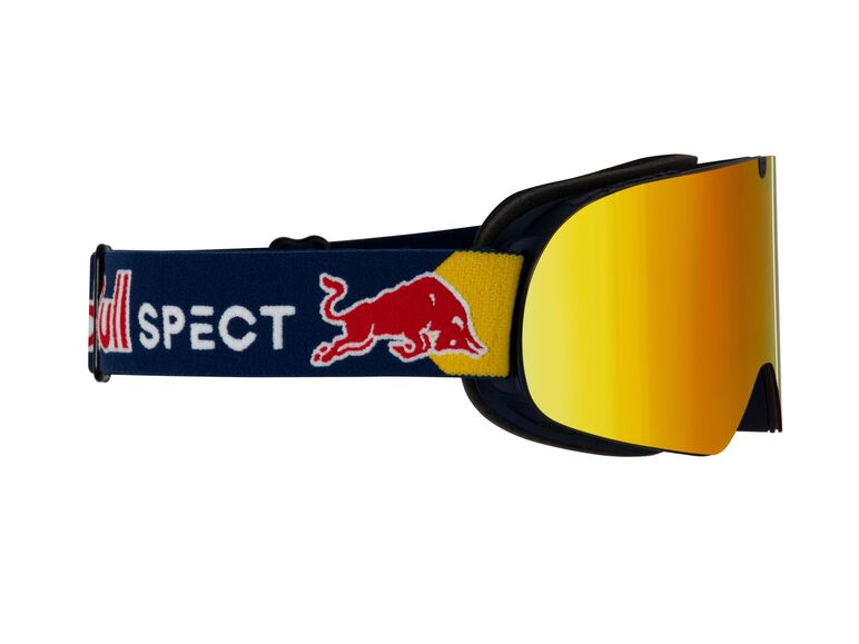 Lyžařské brýle RED BULL SPECT SOAR-11RE2 Dark blue/red snow - orange with red mirror cat. S2