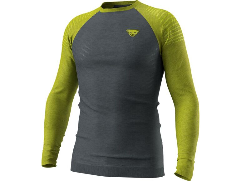 Pánské funkční triko TOUR LIGHT MERINO M L/S TEE golden lime