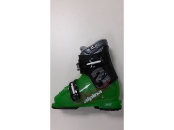 Dětské lyžařské boty Alpina J2 black/green 21/22