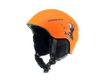 Dětská lyžařská helma Damani - Skier C02 oranžová