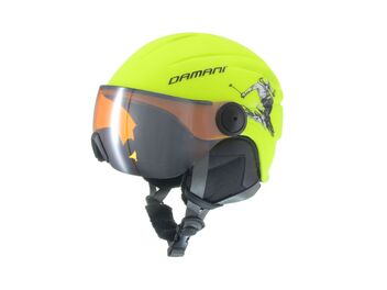 Dětská lyžařská helma Damani - Skier Visor C03 žlutá