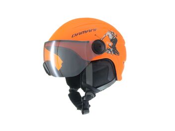 Dětská lyžařská helma Damani - Skier Visor C03 oranžová