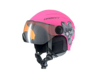Dětská lyžařská helma Damani - Skier Visor C03 růžová