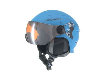 Dětská lyžařská helma Damani - Skier Visor C03 modrá
