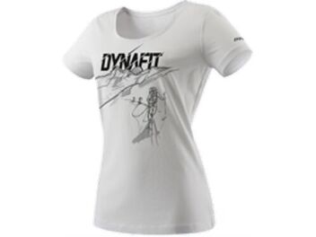 Tričko DYNAFIT PROMO GRAPHIC SHIRT W white