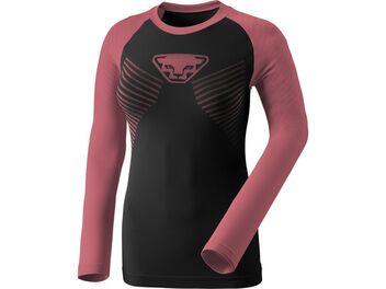 Dámské funkční triko DYNAFIT SPEED DRYARN W L/S TEE Dark rose