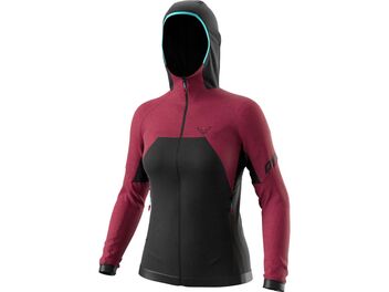 Dámská mikina DYNAFIT TOUR WOOL THERMAL HOODED JACKET W Beed red