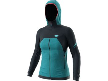 Dámská mikina DYNAFIT TOUR WOOL THERMAL HOODED JACKET W Blueberry brittany