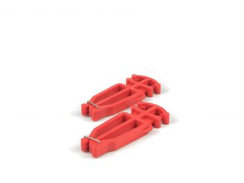 Nosič běžek a holí Červená