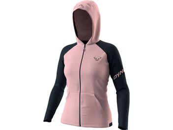 Dámská bunda DYNAFIT 27/7 POLARTEC ZIP HOODY pale rose