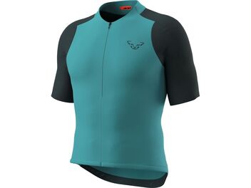 Pánský cyklistický dres DYNAFIT RIDE LIGHT SHORT SLEEVE 1/2 ZIP JERSEY MEN strom blue blueberry