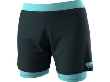 Dámské běžecké šortky DYNAFIT ALPINE PRO 2IN1 Blueberry MARINE BLUE