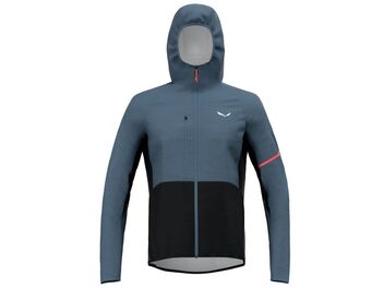 Pánská cyklistická nepromokavá a prodyšná bunda SALEWA VENTO PTX 2.5L java blue