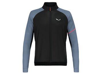 Pánská cyklistická merino větrovka SALEWA VENTO AM HYB black out