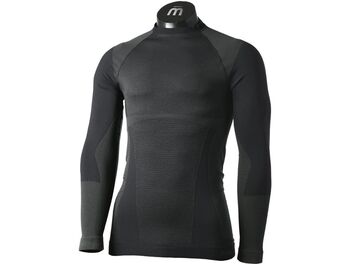 Pánské funkční triko MICO MAGLIA LUPETTO M/L MAN WARM CONTROL, NERO