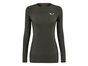 Dámské funkční triko SALEWA CRISTALLO WARM AMR TEE W dark olive