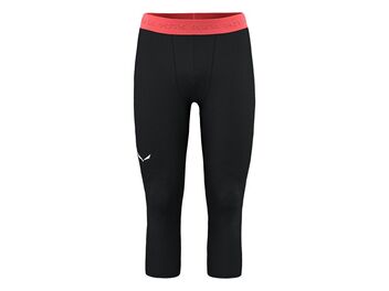 Pánské funkční spodky SALEWA CRISTALLO WARM AMR 3/4 TIGHTS M black out