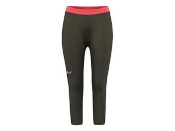 Dámské funkční spodky SALEWA CRISTALLO WARM AMR 3/4 TIGHTS W dark olive