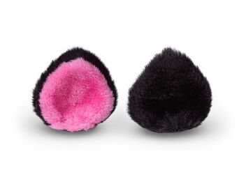 Dekorace na přilbu ETAPE FUNNY KIT, růžová/černá