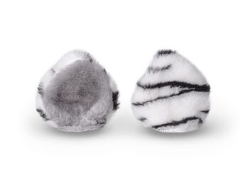 Dekorace na přilbu ETAPE FUNNY KIT, černá/bílá