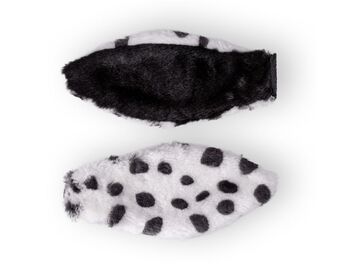 Dekorace na přilbu ETAPE FUNNY KIT, černá/bílá