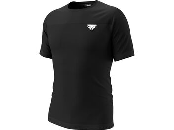 Pánské běžecké tričko DYNAFIT ELEVATION MERINO MEN Black Out