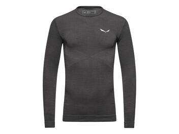 Pánské funkční triko SALEWA ZEBRU MEDIUM WARM AMR M L/S TEE onyx