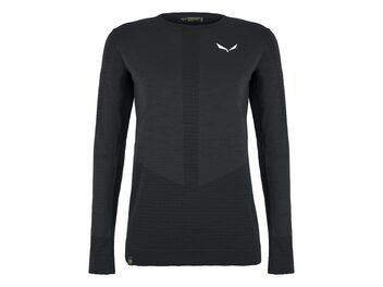 Dámské funkční triko SALEWA ZEBRU MEDIUM WARM AMR W L/S TEE onyx