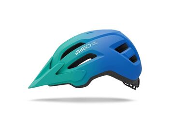 Juniorská cyklistická přilba GIRO FIXTURE II YOUTH Mat aqua green/blue jewel fade