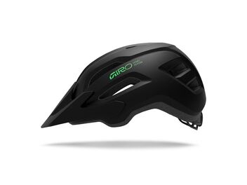 Juniorská cyklistická přilba GIRO FIXTURE II YOUTH Mat black/vivid green