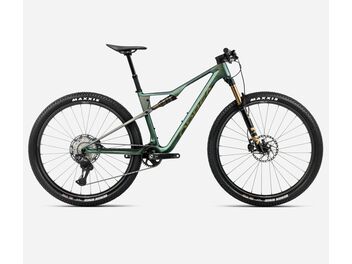 Celoodpružené karbonové horské kolo ORBEA OIZ M10 - 29" Seaweed carbon view - spaceship green 2026