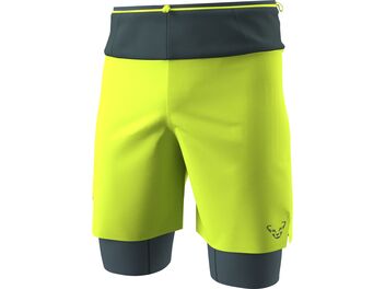 Pánské běžecké šortky DYNAFIT ULTRA 2IN1 Ultra yellow