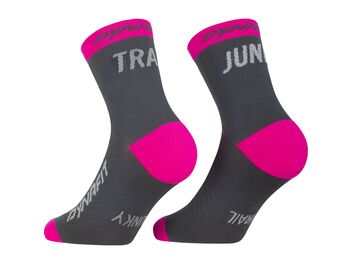 Ponožky DYNAFIT TRAIL MID SK Cinder pink glo
