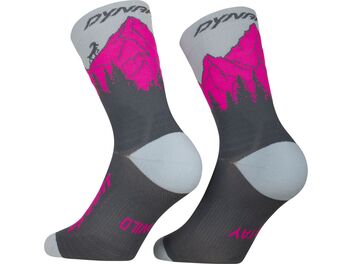 Ponožky DYNAFIT TRAVERSE CREW SK Cinder pink glo