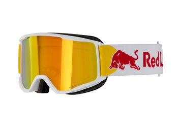 Lyžařské brýle RED BULL SPECT NEON-05RE2, white/brown with red mirror