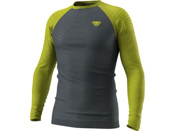 Pánské funkční triko TOUR LIGHT MERINO M L/S TEE golden lime