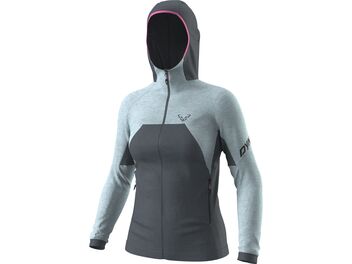 Dámská mikina DYNAFIT TOUR WOOL THERMAL HOODED JACKET W cloud blue