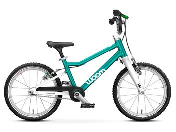 Dětské kolo WOOM GO 3 AUTOMAGIC Metallic turquoise 2026