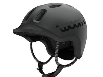 Dětská cyklistická helma WOOM READY Charcoal metallic